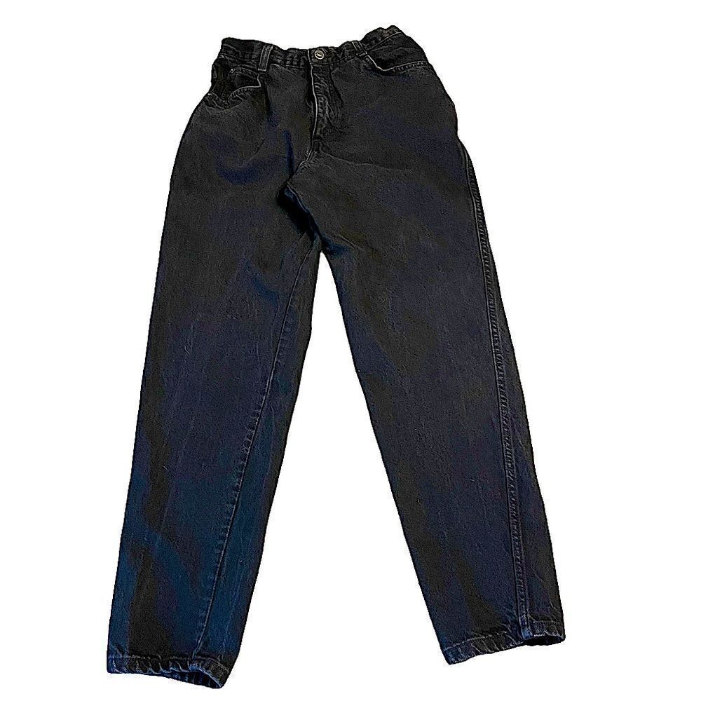 Vintage 80s High Waist Black Jeans - Bonjour